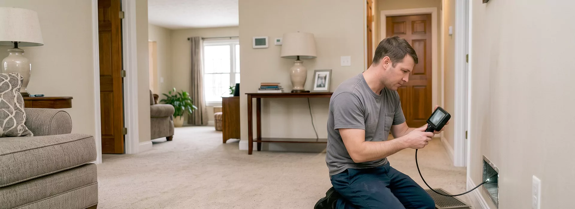 Air Duct Camera Inspection in Richardson, Texas