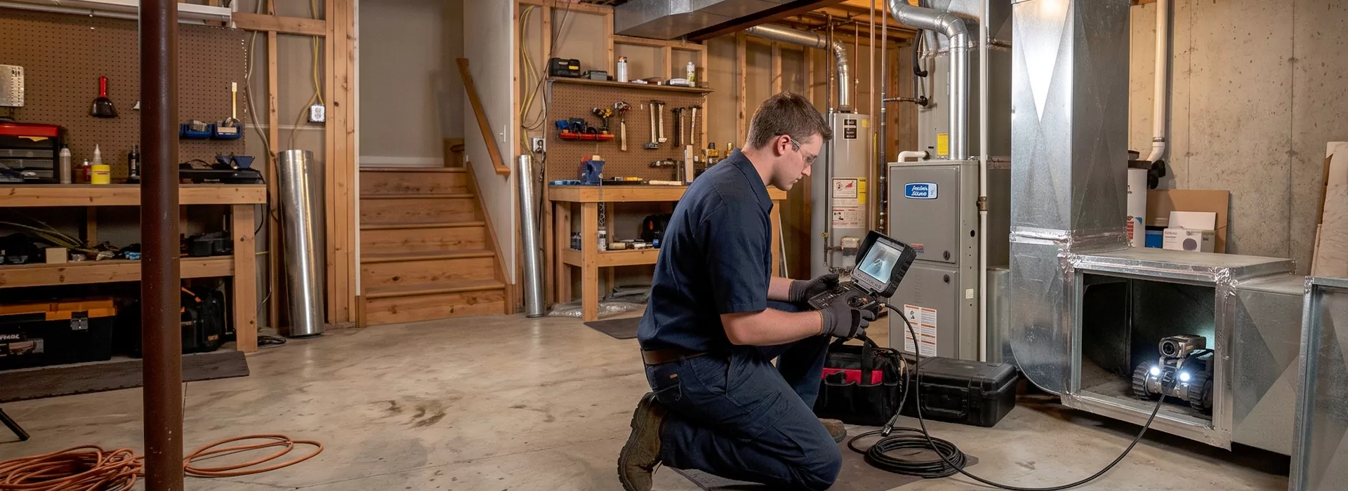 Robotic Duct Inspection Richardson, Texas