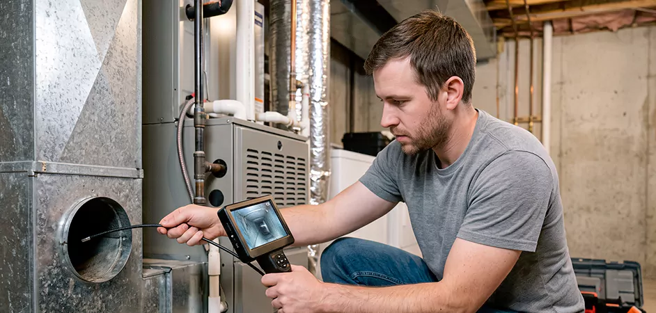Air Duct Camera Inspection in Richardson, TX