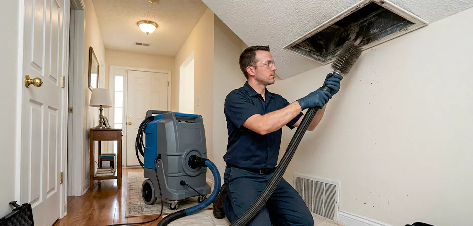 Mold-Affected Duct Deep Cleaning in Richardson