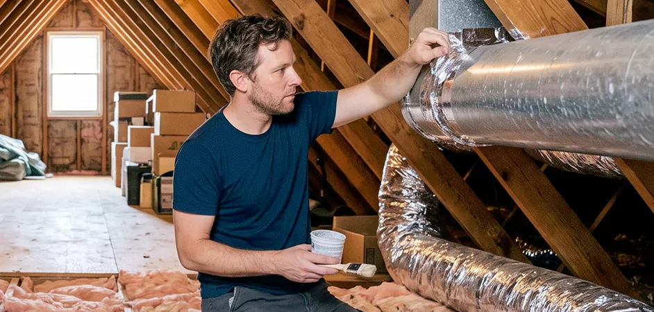 Duct Board Leak Repair in Richardson