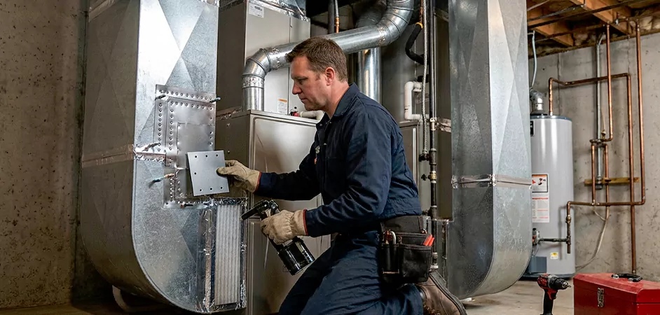 Supply and Return Plenum Repair in Richardson