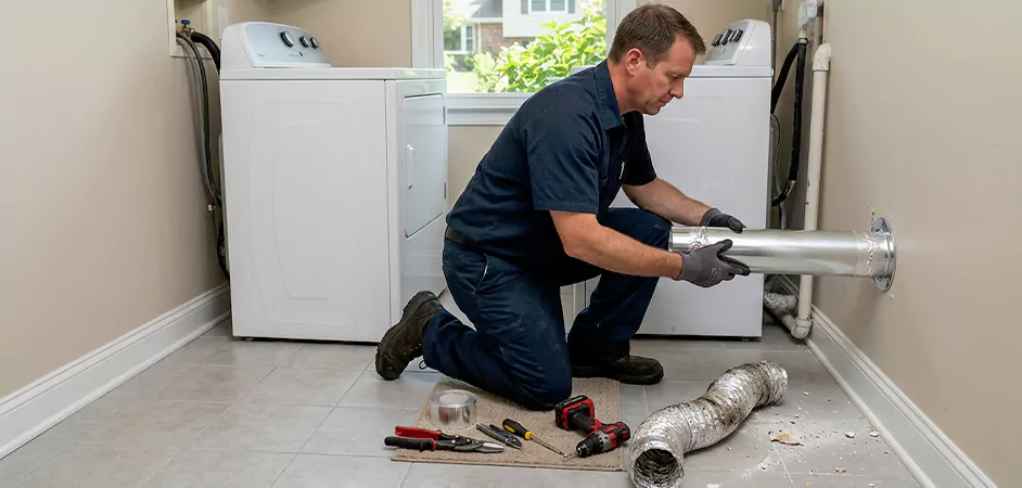 Dryer Vent Replacement in Richardson