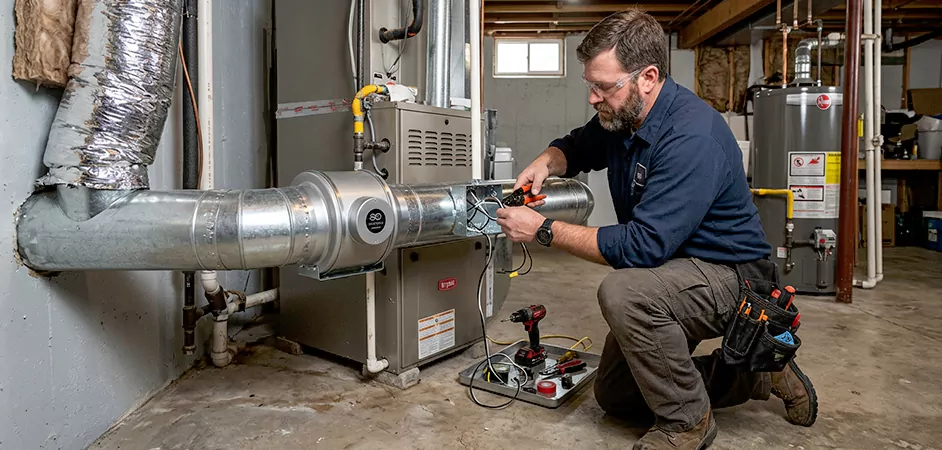 Booster Fan Installation in Richardson