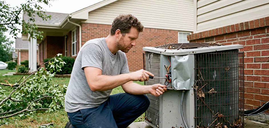 Storm Damage HVAC Restoration in Richardson