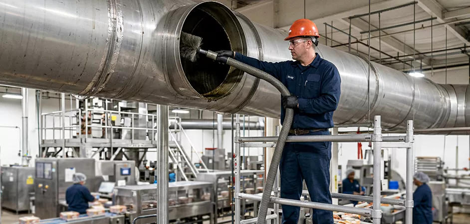 Food Processing Facility Duct Cleaning in Richardson