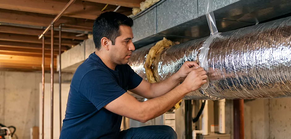 Duct Insulation Upgrade in Richardson