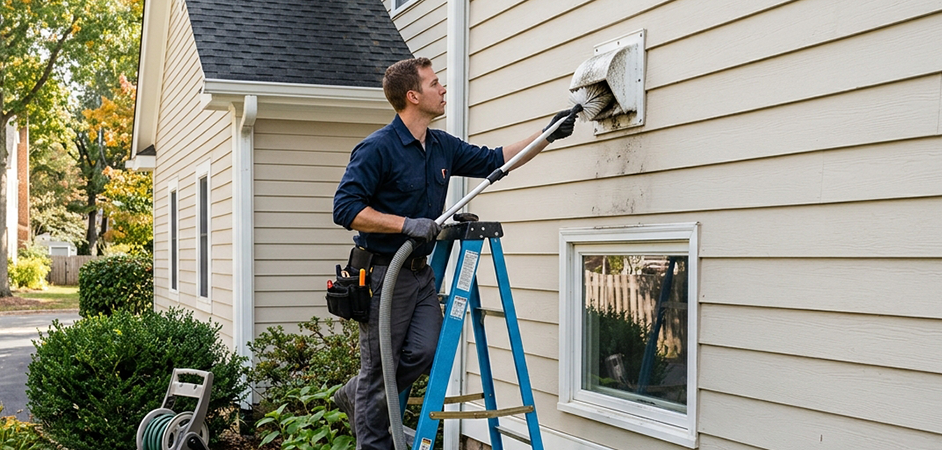 Exterior Vent Cap Cleaning in Richardson